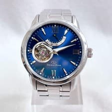 Orient Star Semi Skeleton DA02-C0-B Blue Dial Automatic Men's Watch Working #69