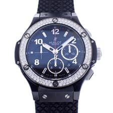 Bezel Diamond HUBLOT Big Bang Black Magic  301.CV.130.RX.114  mens watch