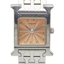 HERMES H Watches HH1.210 Quartz Orange dial Women 【Used】