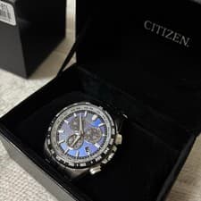 Citizen Eco-Drive Sport Luxury PCAT UNITE Blue Dial Watch CB5874-81L