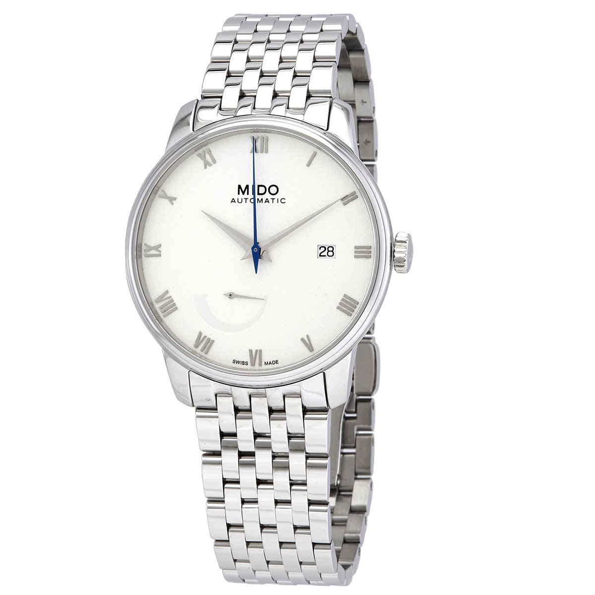 Mido Baroncelli Power Reserve Automatic White Dial Men's Watch