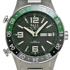 BALLWATCH Roadmaster Marine GMT DG3030B-S2CJ-BK Black Men's Automatic #W2682