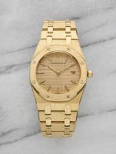Audemars Piguet Royal Oak 56175BA 18K Yellow Gold Champagne Dial 33mm