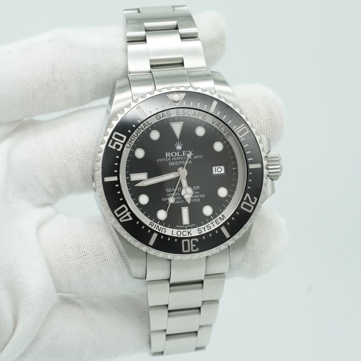 Rolex Sea-Dweller Deepsea BLACK Stainless Steel 44mm 116660 Watch B&P