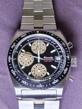 Nivada Grenchen 38mm Autochron - Mecaquartz