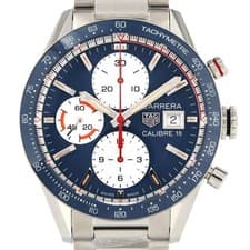 TAG Heuer Carrera Calibre 16 Chronograph CV201AR BA0715 Stainless Steel