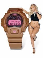 Casio DW 6900HH 5JR Watch Timepiece Brown Authentic G Shock