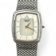 SEIKO Credor 5A74-3D20 Menno Dial Quartz Men Dress Watch Used Working #90