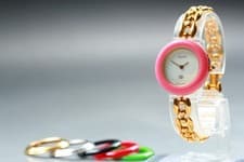 【Near MINT】Gucci Change Bezel 1100L 6 colers Quartz Woman's  Watch From JAPAN