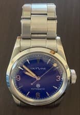 OUTLINE 369 Special Royal Blue Limited Watch Miyota Movement Used