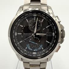 CASIO OCEANUS OCW-T1010-1AJF Solar Radio Titanium Black Dial 18.5cm 7.3"
