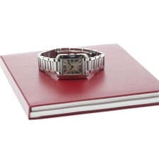 CARTIER TANK ANGLESM SM W5310022 23mm SS Silver Dial Quartz #C374