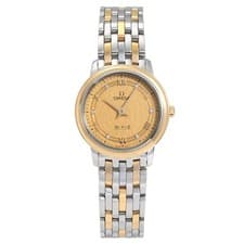 OMEGA De Ville Prestige 27.4 MM 424.20.27.60.58.004 Champagne Dial