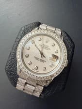 Rolex Datejust 1601 | Mother of Pearl Dial w/ Natural Diamonds 6.90 Carats