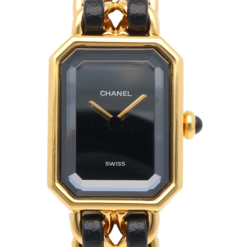 CHANEL Premiere M Watches H0001Gold Plated ElegantBracelet used