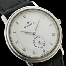 Blancpain Villeret Disc Calendar 4795-3427-55 Pt950 Platinum #SU079