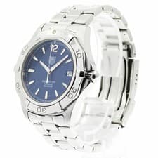 TAG HEUER Watch Aquaracer Date WAF2112 Automatic Navy Dial Stainless Steel