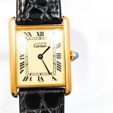 CARTIER Mast Tank LM Beige Roman Dial Gold mens Watches Watch
