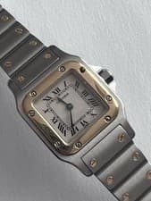Cartier Santos Galbee 1567 24mm Quartz Wristwatch READ DESCRIPTION