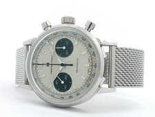 Hamilton Intra-matic Chronograph Stainless Steel White Dial Manual H38429110