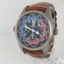 Girard-Perregaux WW.TC World Timer Chronograph 49805 Titanium Men's Watch Swiss
