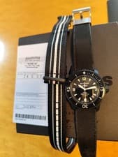 Blancpain x Swatch Ocean of Storms Watch Full Set Strap Rare From Japan