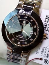 One of only 1000 pieces worldwide: Black & Gold, high-quality diamond wi #QY6VZZ