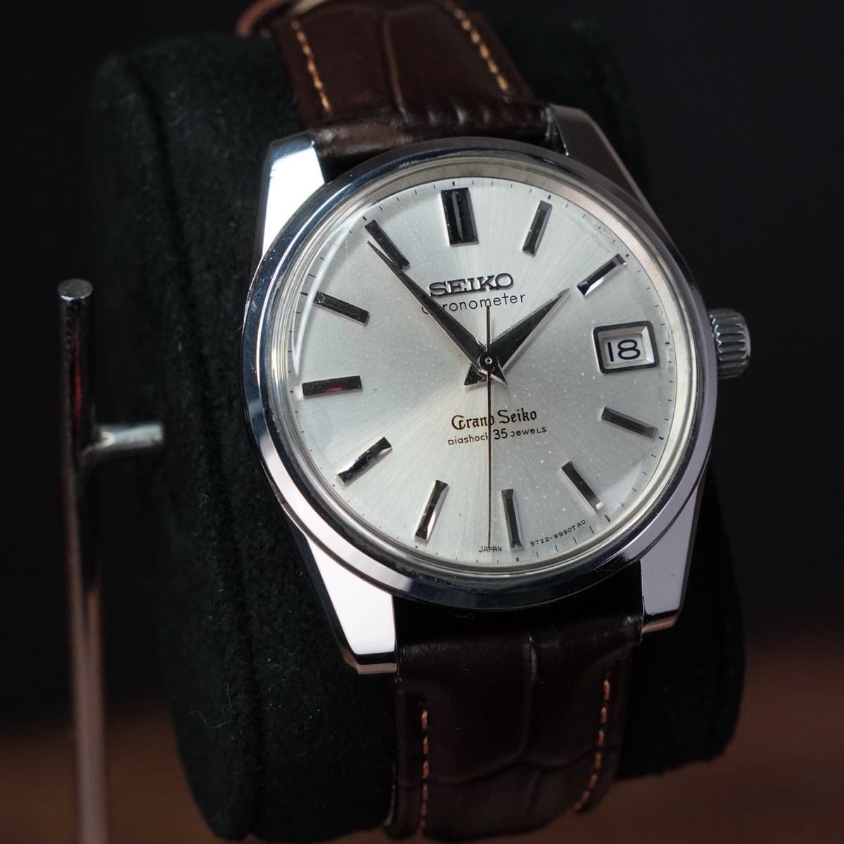 MINT 1965 Grand Seiko 5722-9990 "Self-Dater" | Original Zaratsu | Gold Lion 🦁