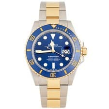 Rolex Submariner Date Bluesy Steel & Gold Blue Dial 41mm 126613LB Full Set