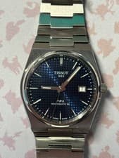 Pre-owned Tissot PRX Powermatic 80 Automatic Blue Men's Watch T137.407.11.041.00