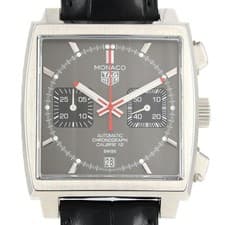 Authentic TAG Heuer Monaco Chronograph Calibre 12 Final Edition CAW211J.FC64...