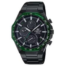 Casio Edifice EQB-1100XDC-1A Slim High-Spec Chronograph Green Octagon Mens Watch