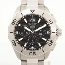 TAG Heuer Aqua Racer CBP1110 SS SS QZ black dial 3 Extra Links