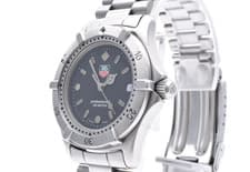 [N. MINT] TAG HEUER Professional 2000 WE1210-R Quartz Silver Unisex Watch JAPAN