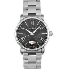 MONTBLANC Montblanc 115935 4810 Automatic Date Wristwatch Black Dial SS Transpar