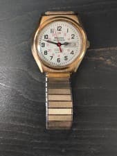 Bulova Accutron VTG Railroad Approved Date Untested Men's Watch