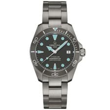 New Certina DS Action Diver 38mm Titanium Men's Watch C0328074408100