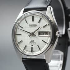 [N MINT] Vintage SEIKO Lord Matic Special 5206-6010 Linen Men's AT Watch JP U905