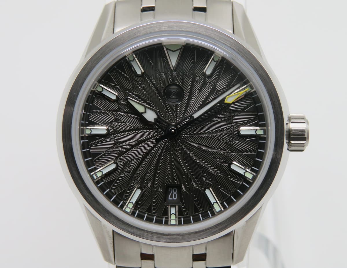 2025 Zelos Helica Men's 39mm Stainelss Steel Automatic Wristwatch w/Full Set