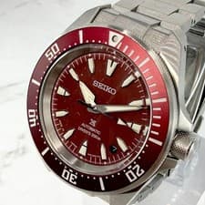 SEIKO Diver Watch Prospex 4R35 Red Dial Automatic Authentic From Japan