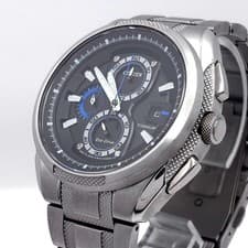 Citizen B612 S075386 Titanium Chronograph Watch Black Dial Sapphire Glass