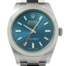 ROLEX Milgauss 116400GV Random Serial Men's Z Blue Stainless Steel #W606