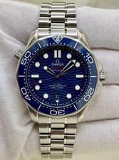 OMEGA Seamaster Diver 300M Blue Wave 210.30.42.20.03.001 BOX PAPERS Men’s Watch