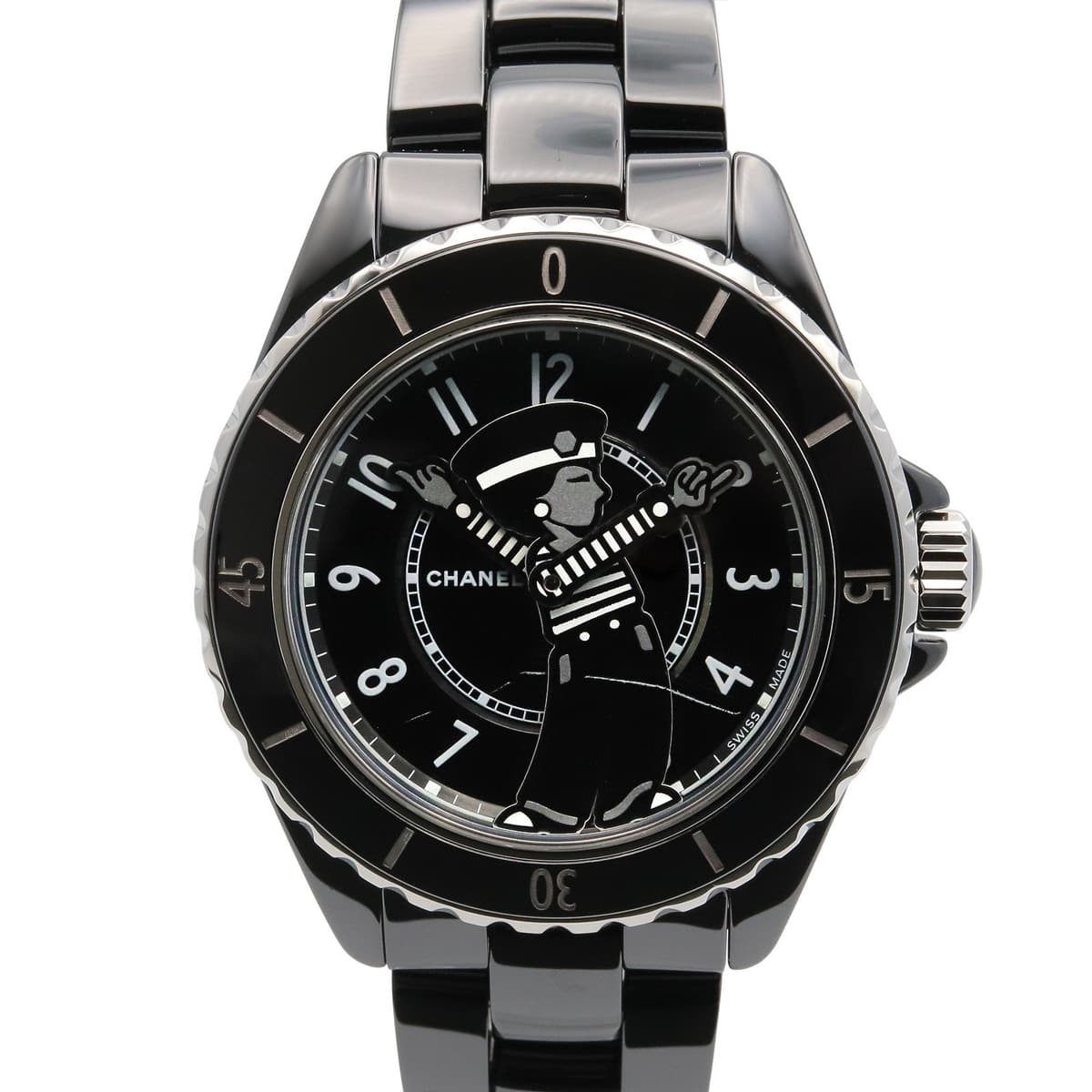 CHANEL Mademoiselle J12 La Pausa Wrist Watch H7609 Automatic ceramic Used mens