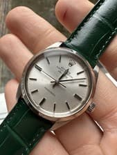 Vintage Rolex Air King 5500 Circa 1989 34mm Silver Dial