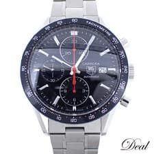 TAG HEUER CV2014 Carrera Chronograph Watch Men Stainless Steel Timepiece