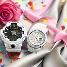 Casio G-Shock GA-700-7AJF Analog Digital Men’s Watch White Resin Used