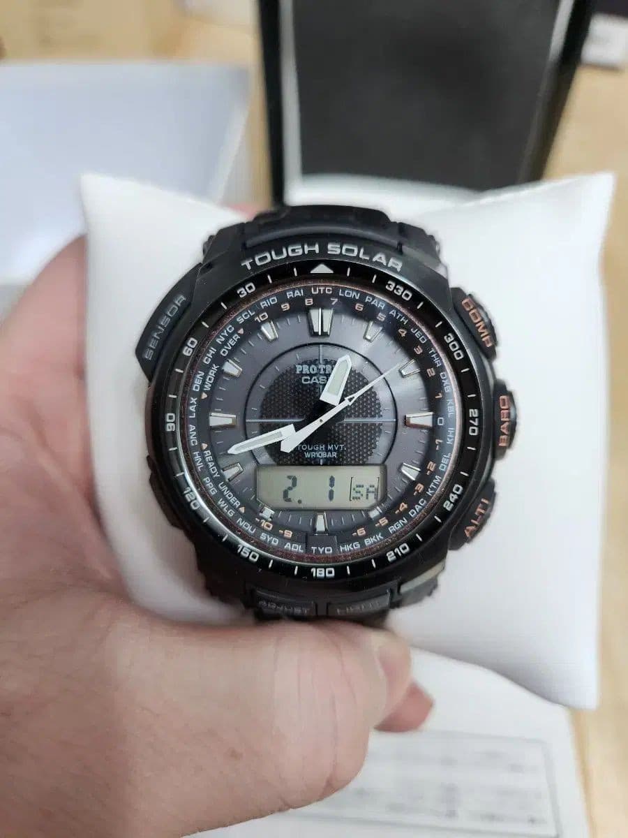 Casio PRW-5100YT Protrek Watch Titanium Limited Edition Timepiece Authentic