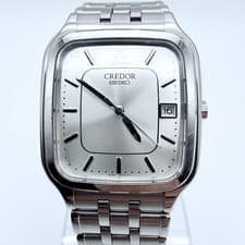 Seiko Credor Dress Watch Quartz 8J82 5A10 Men Elegant Lux wrist 18cm JP Working
