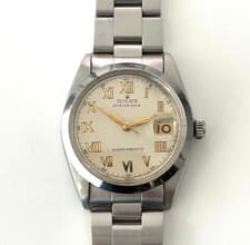 Rolex Oysterdate Precision 6694 Roman Dial 1960 34mm Thick Bracelet